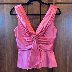 Jessica Howard Evening Coral Dress Top - women’s size 4